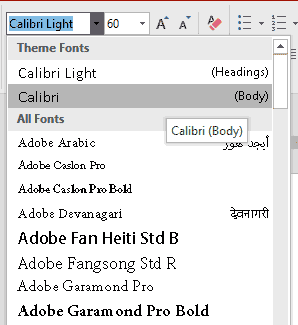 An Existing Font