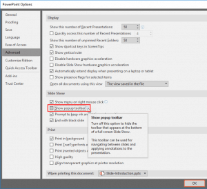 How Do I Hide the Navigation Buttons That Appear in PowerPoint’s Slideshow View?