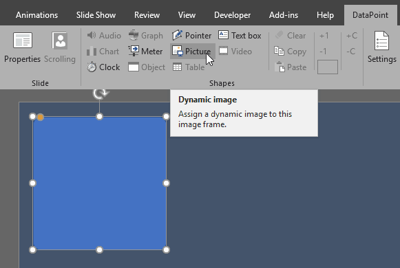 Add a Dynamic Image