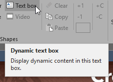Add a Dynamic Text Box
