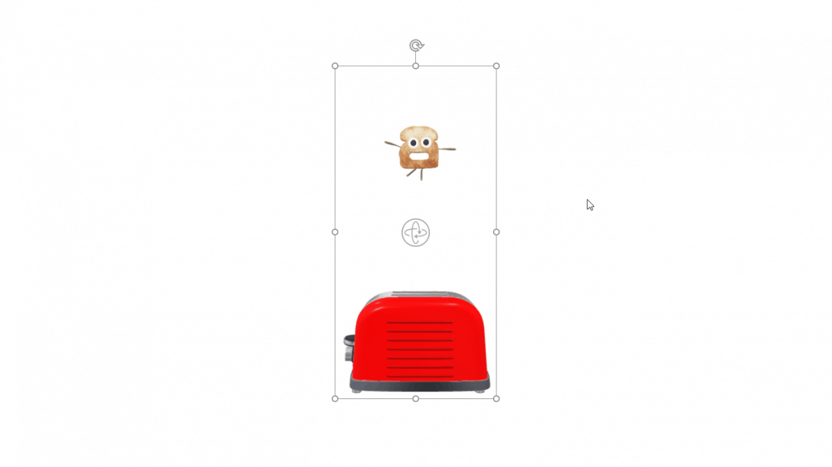 Animated 3D Model on a White Background