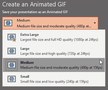 Convert PowerPoint to Animated GIF