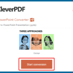 CleverPDF’s PDF to PowerPoint Conversion