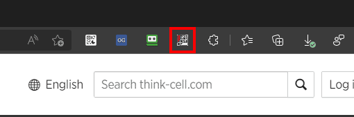 think-cell browser extension