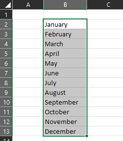 Form Fill in Excel