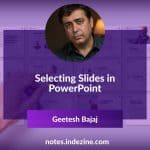 Selecting Slides in PowerPoint
